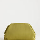 Topshop Golde medium clutch bag in green
