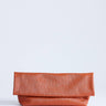 Topshop George clutch bag in rust