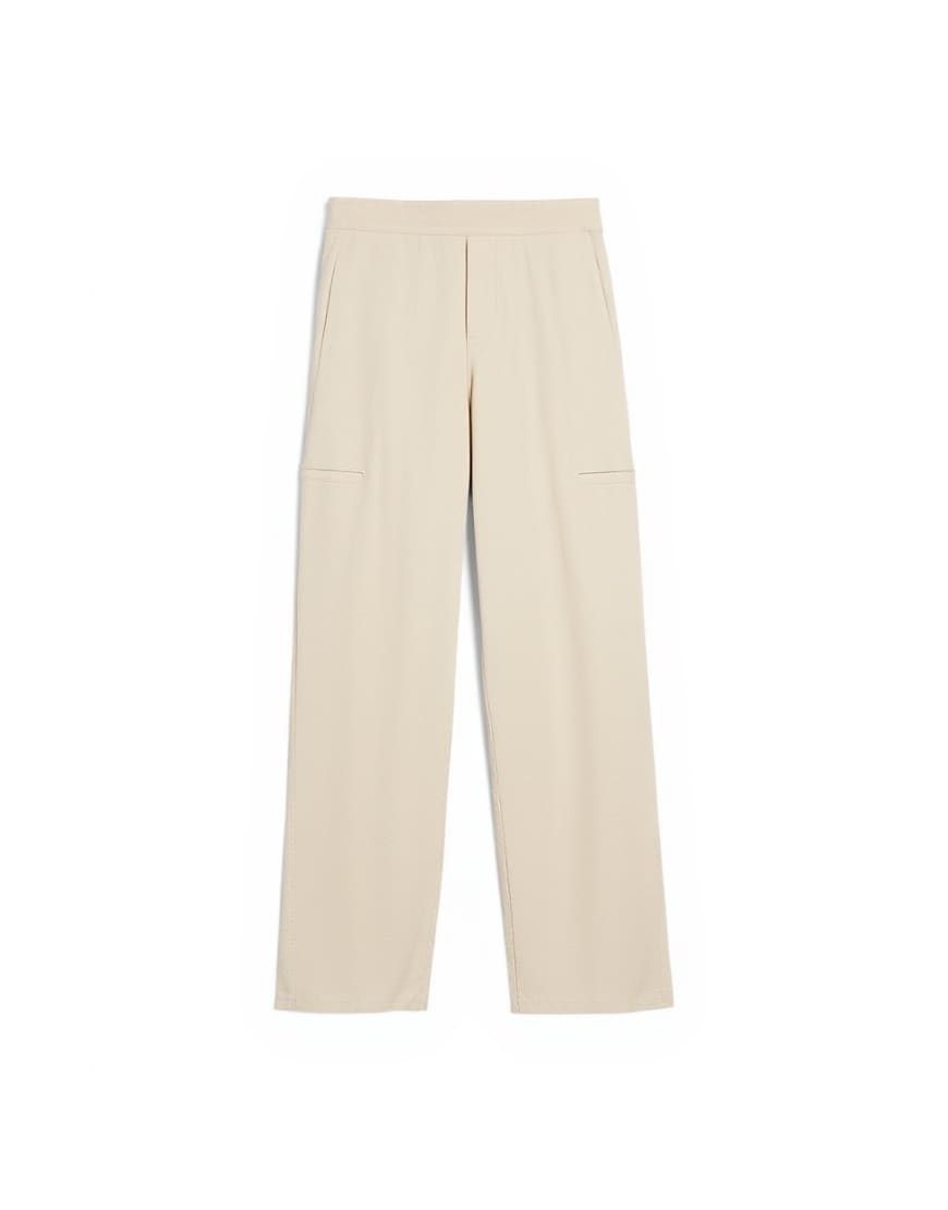 Topman baggy fit trousers with side pockets in cream