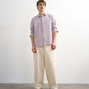 Pantalon ample Topman avec poches latérales crème