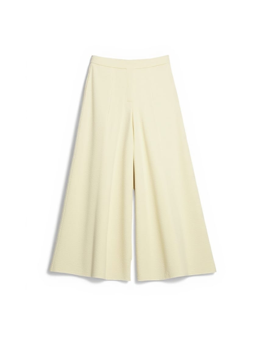 Topshop super wide leg  A line trouser in buttermilk