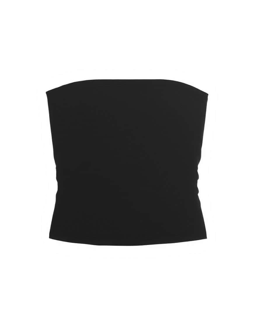 Topshop bandeau in black