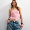 Topshop bandeau in pink