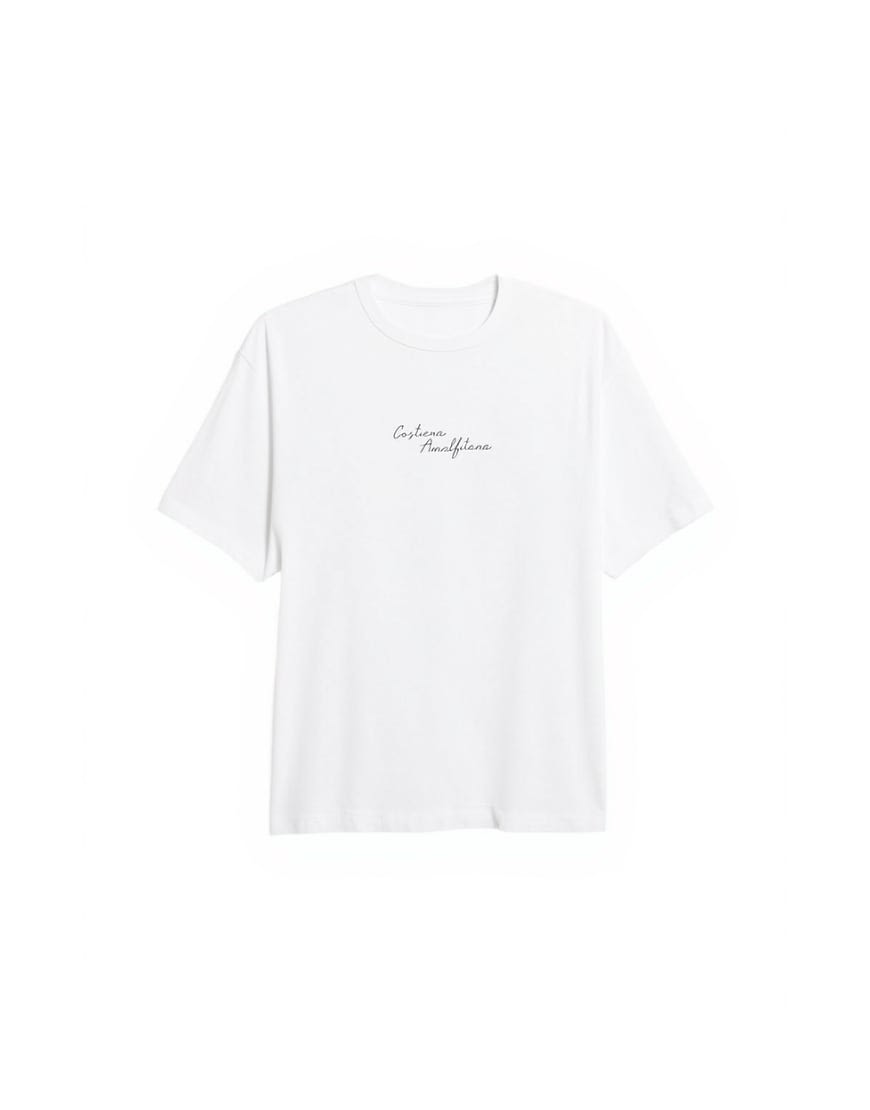 Topshop 'Amalfi' graphic tee in ecru