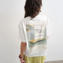 Topshop 'Amalfi' graphic tee in ecru