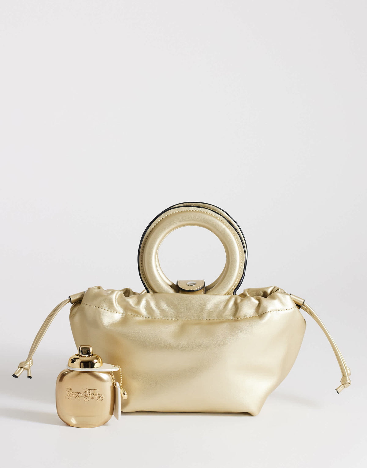 Topshop Grette grab bag in gold