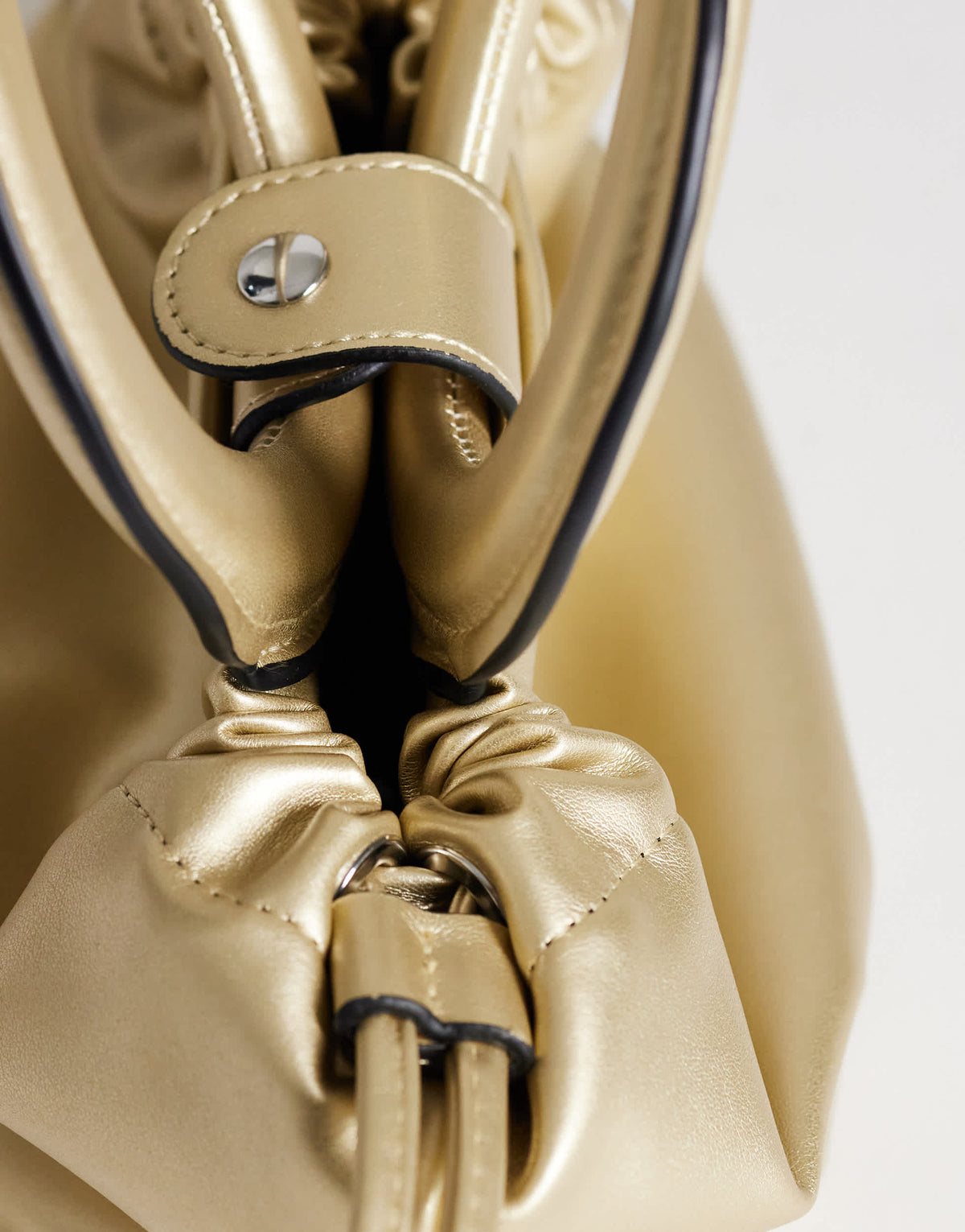 Topshop Grette grab bag in gold