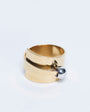 Topshop Ryan waterproof stainless steel wrap ring in gold