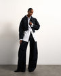 Tolu Coker x Topshop barrel high rise jean circular design in indigo rinse