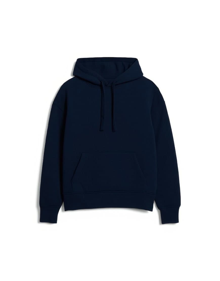 Topman heavyweight oversized hoodie in navy
