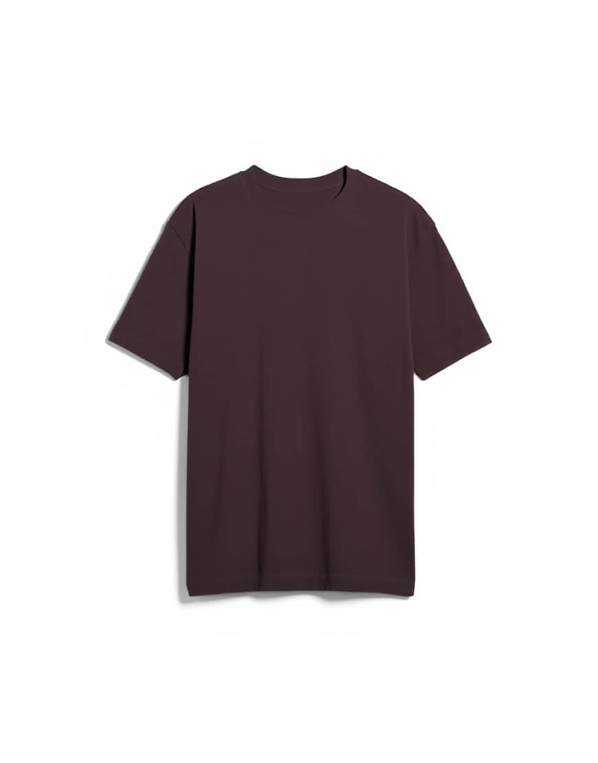 Topman relaxed fit t-shirt in chocolate 