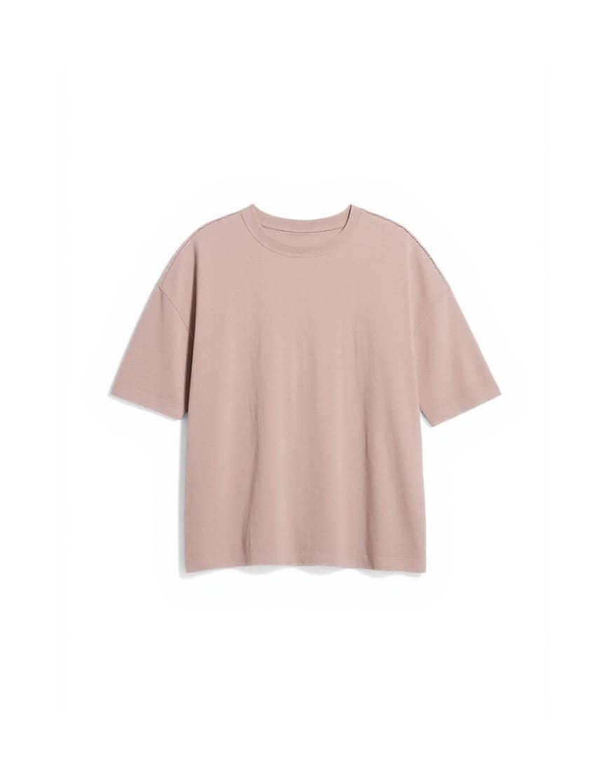 Topman boxy fit t-shirt in washed pink