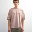 Topman boxy fit t-shirt in washed pink