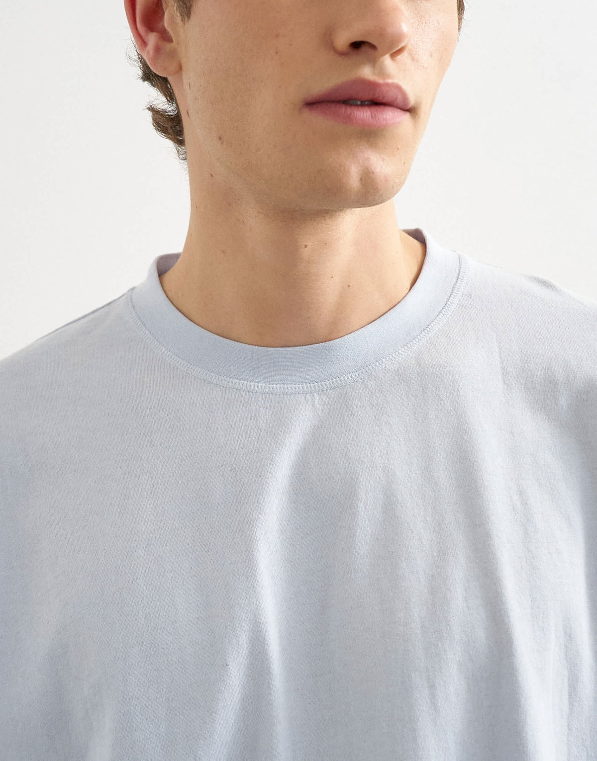 Topman boxy fit t-shirt in washed blue