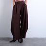 Topshop taillierte Hose mit Hufeisenbein in Schokoladenbraun