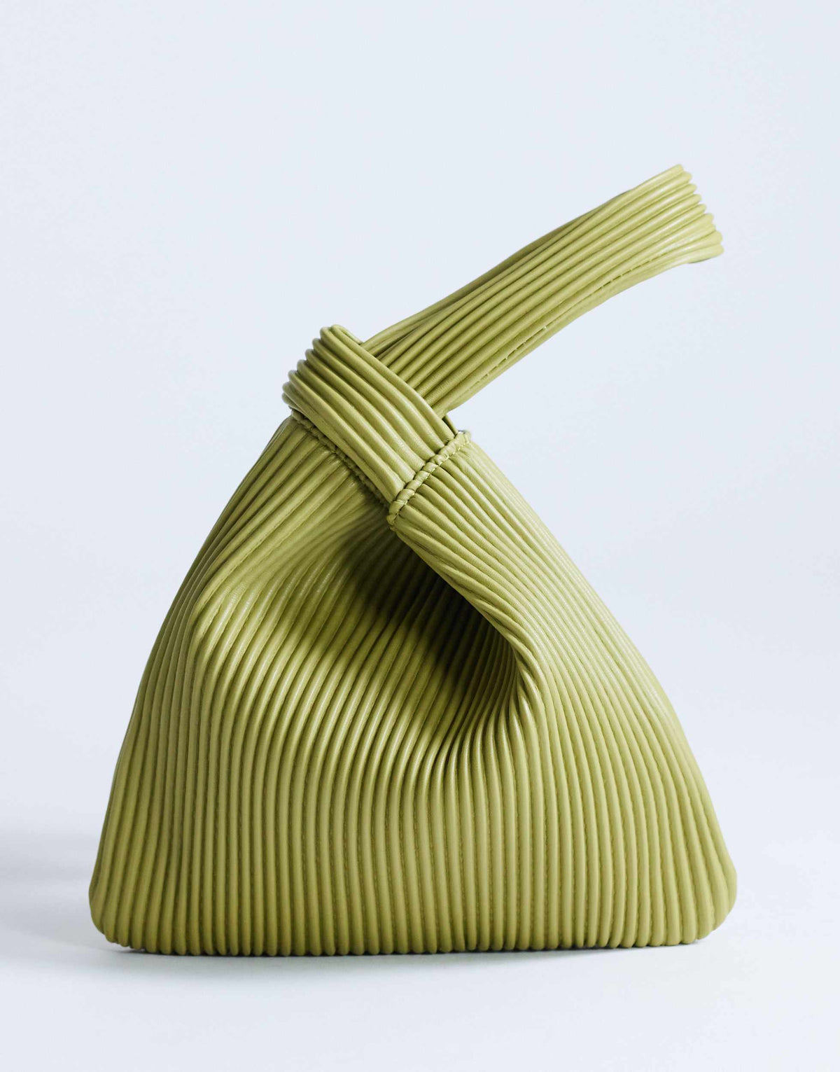 Topshop Gracie grab bag in chartreuse