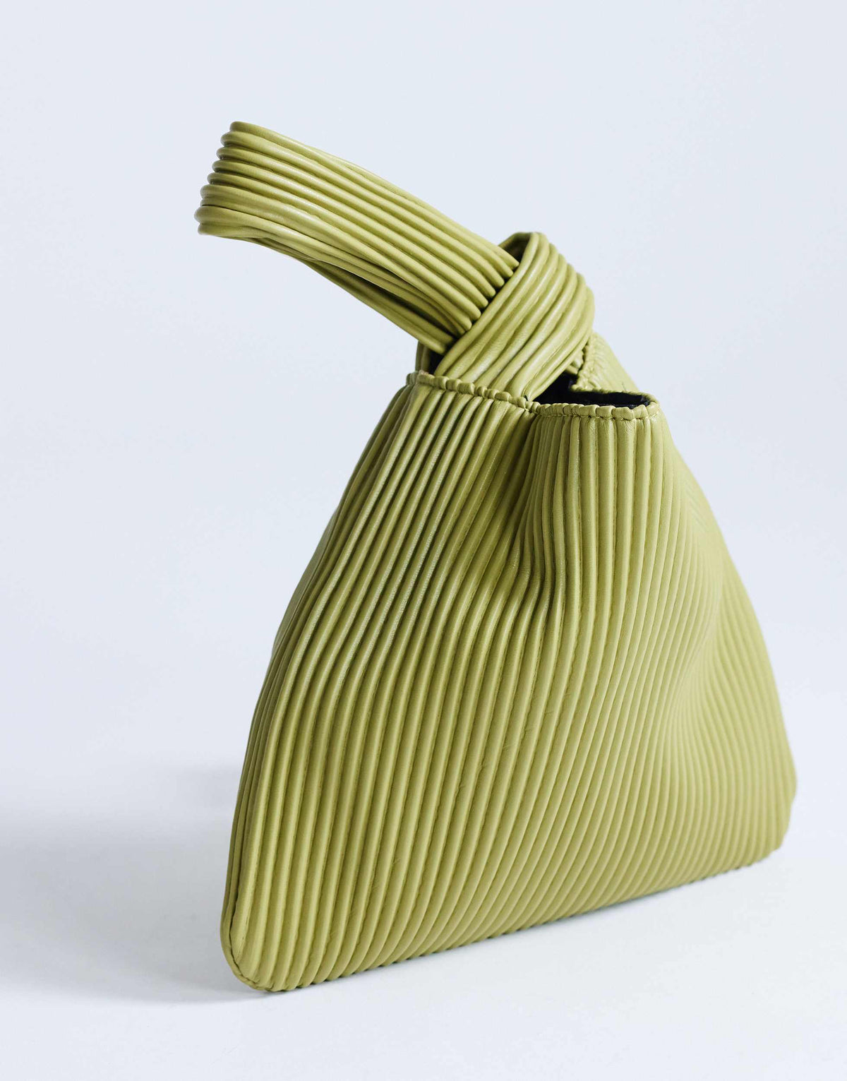Topshop Gracie grab bag in chartreuse