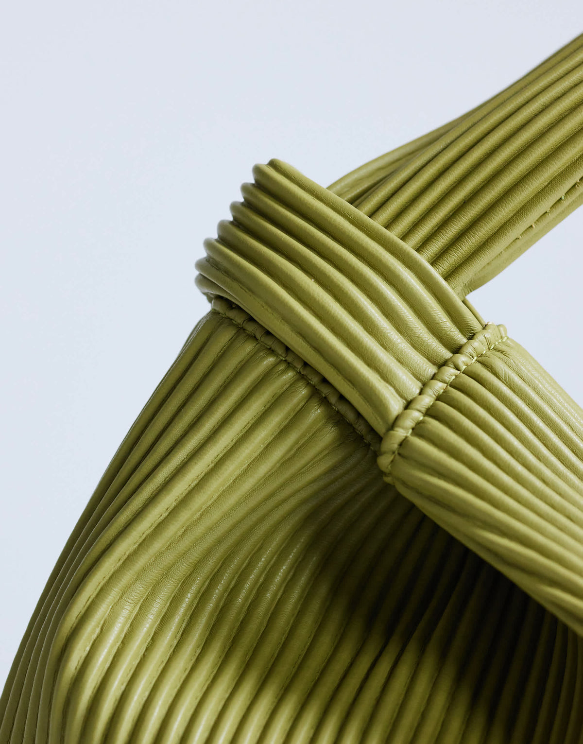 Topshop Gracie grab bag in chartreuse