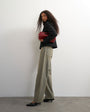 Topshop Barrel mid rise jean in brown tint