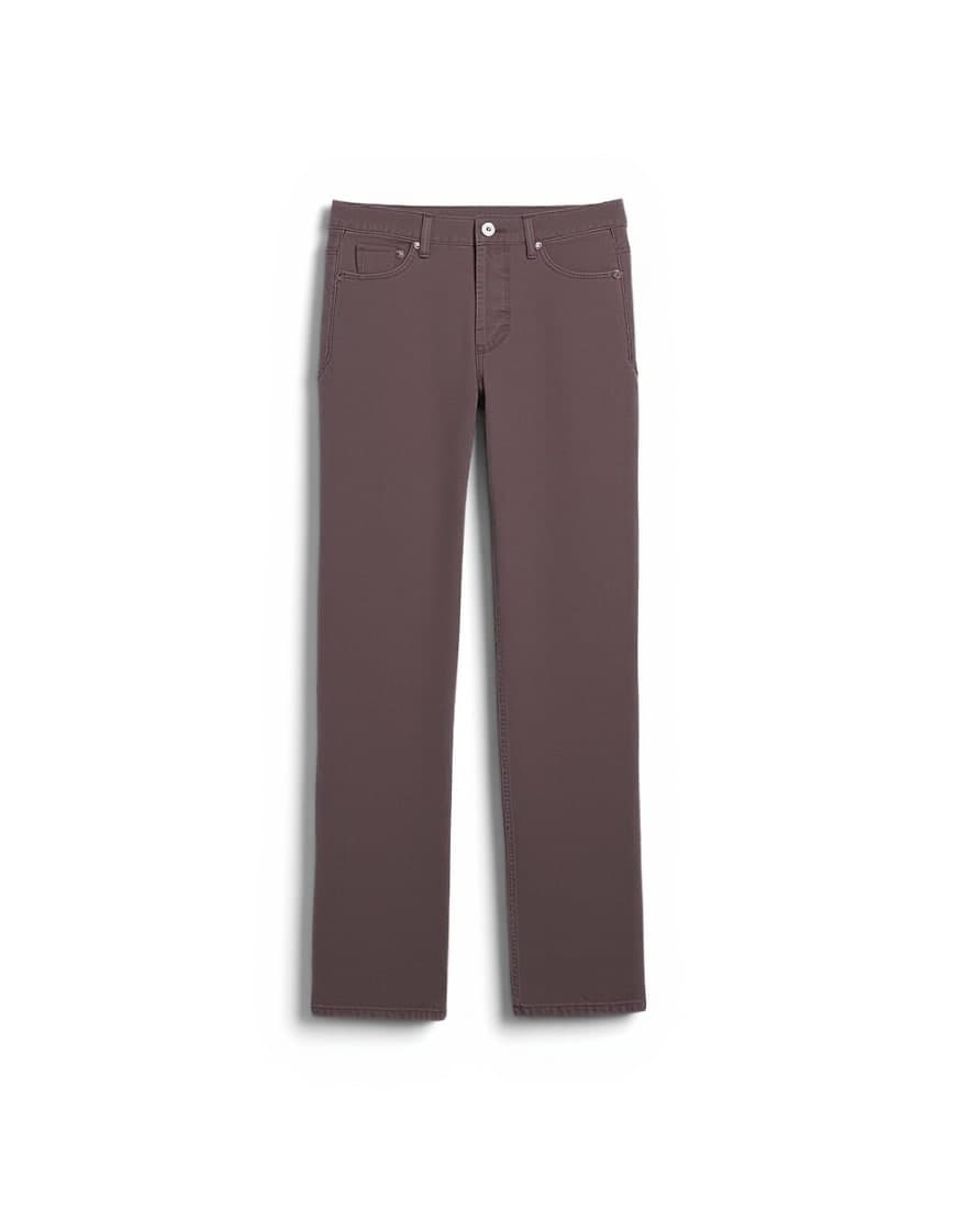 Topshop Ember low rise straight leg jean in otter