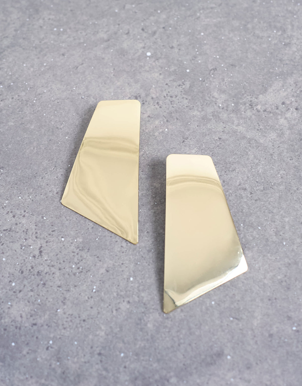 Topshop Emmey statement stud earrings in gold