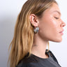 Boucles d'oreilles créoles épaisses Emily de Topshop en argent