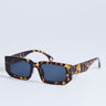 Lunettes de soleil rectangulaires Topshop Milan couleur écaille