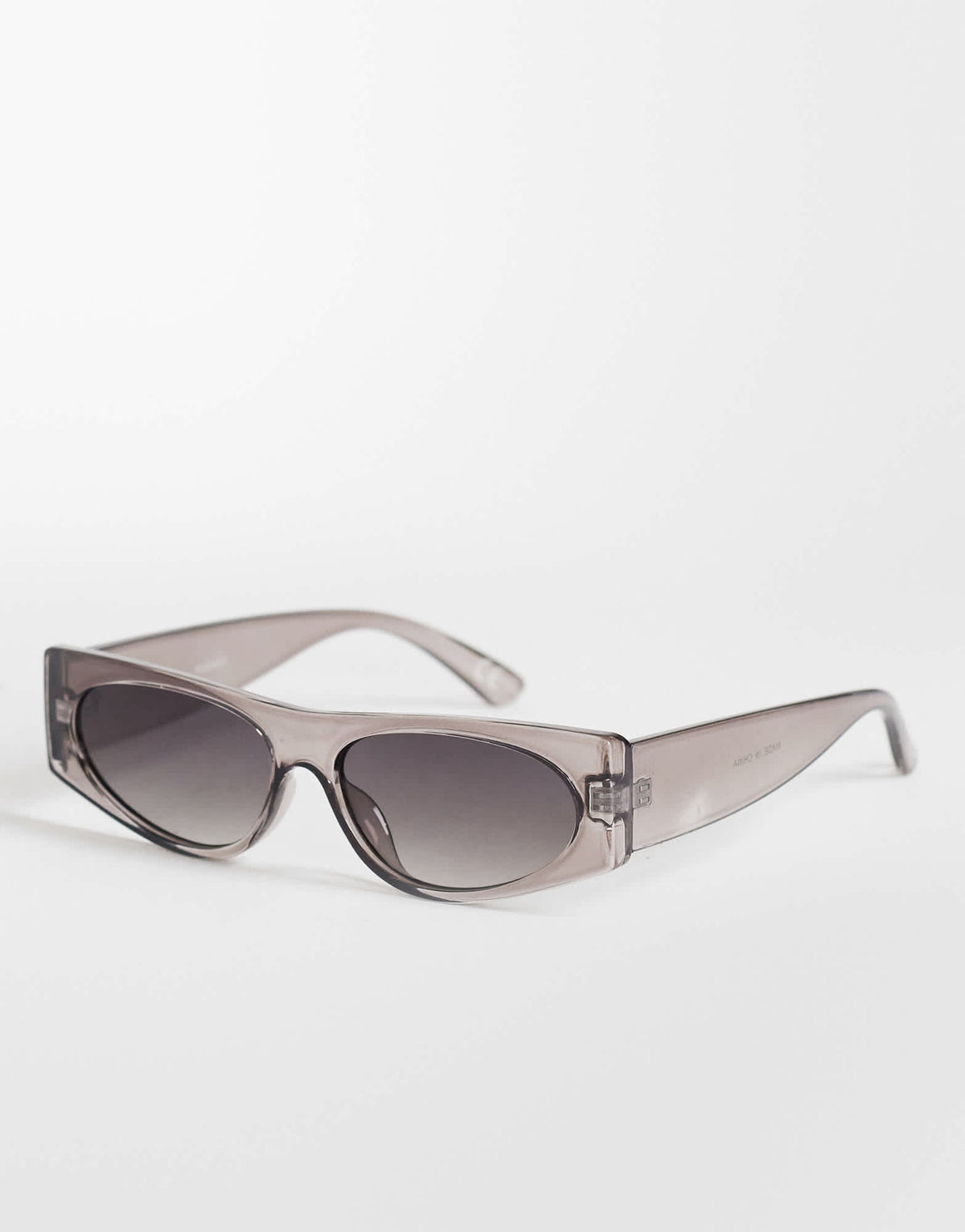 Topshop Mykonos cat eye sunglasses in grey