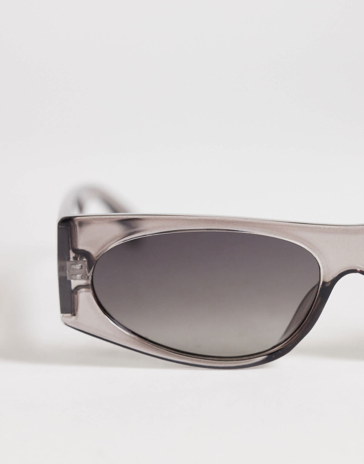 Topshop Mykonos cat eye sunglasses in grey