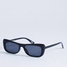 Topshop Crete cat eye sunglasses in black