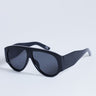 Topshop Zante aviator sunglasses in black