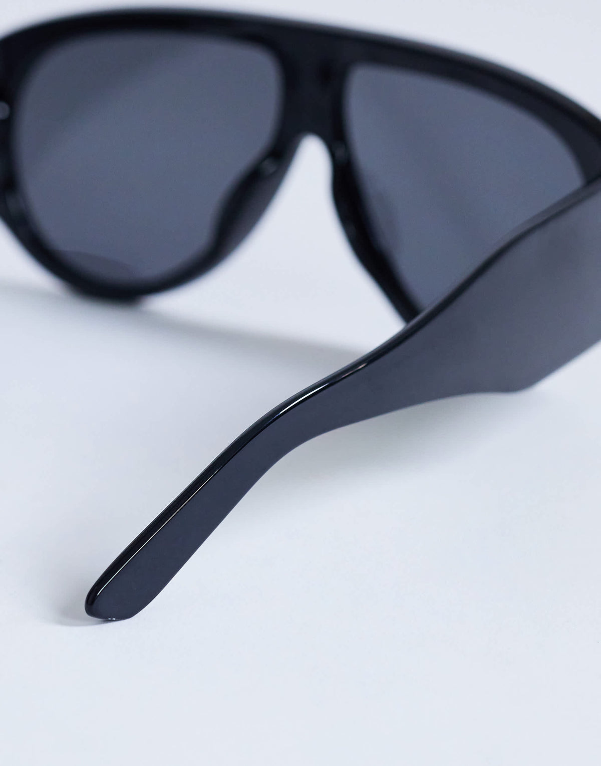 Topshop Zante aviator sunglasses in black