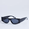 Topshop Mykonos Cat-Eye-Sonnenbrille in Schwarz