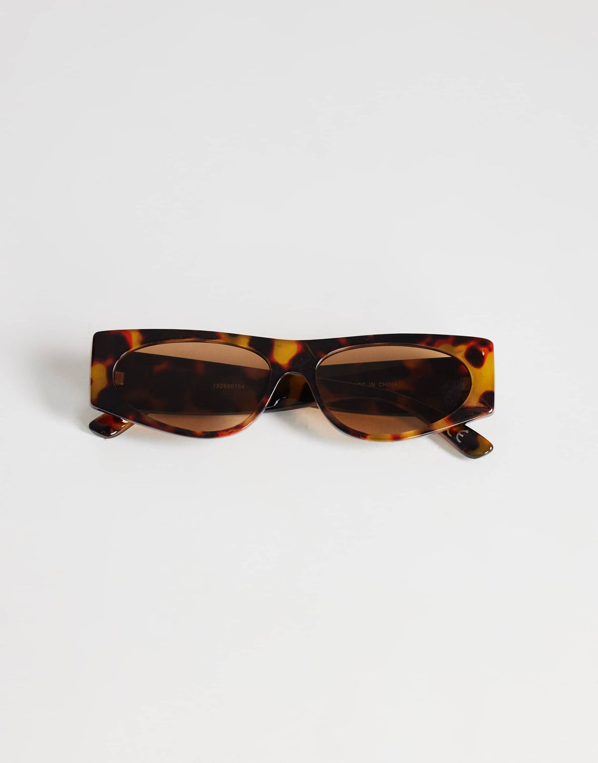 Topshop Mykonos cat eye sunglasses in tortoise