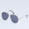 Topshop Croatia aviator metal frame sunglasses in gold
