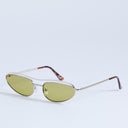 Topshop Mexico metal frame sunglasses in gold