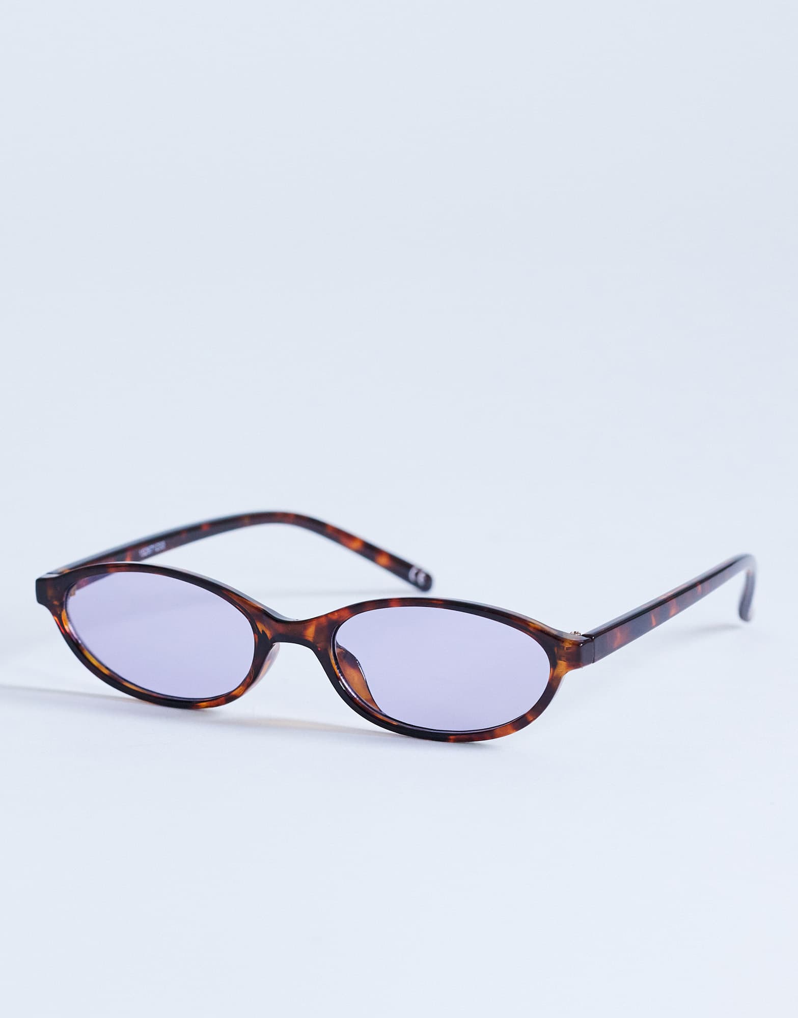 Topshop Lanzarote oval sunglasses in tortoise