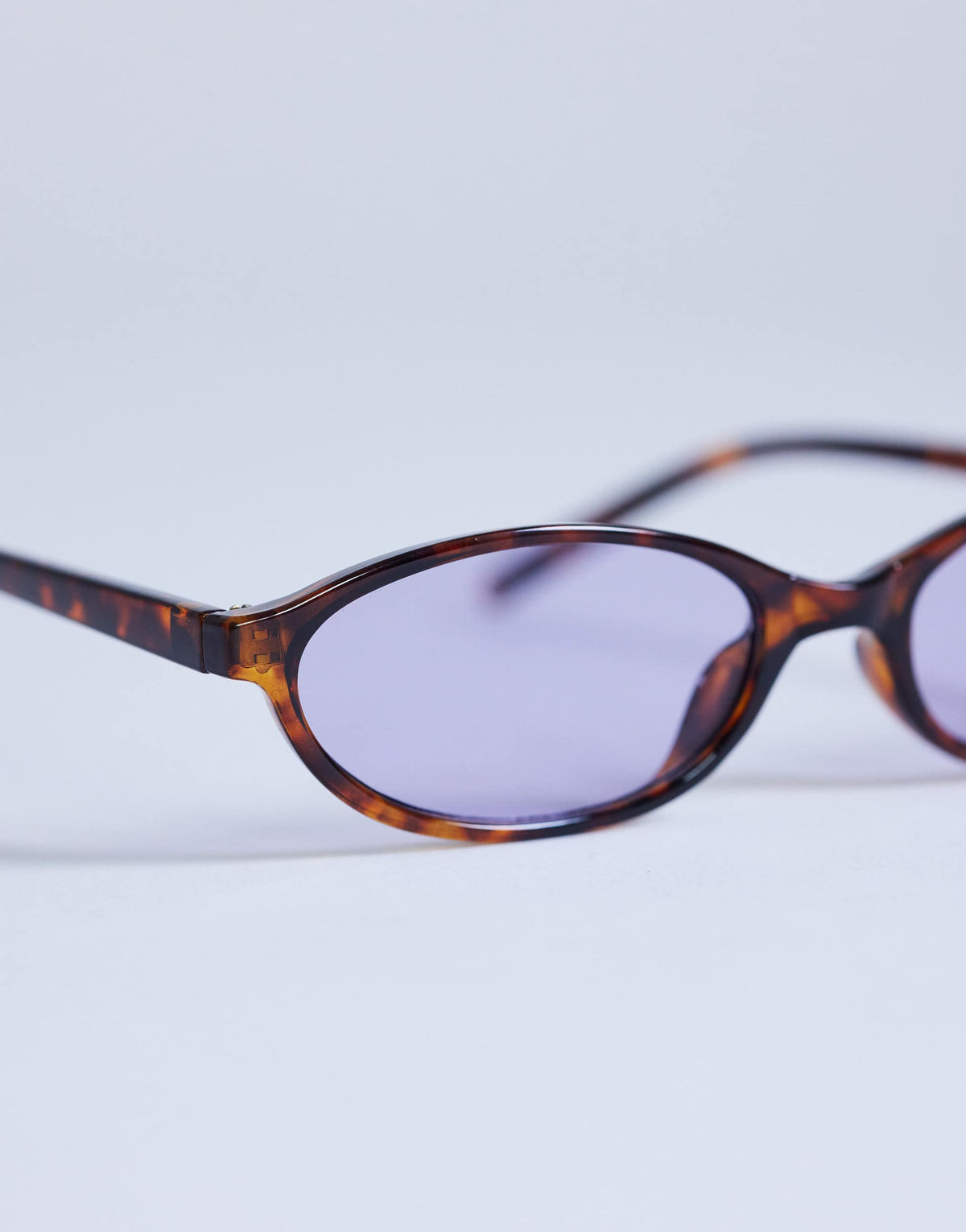 Topshop Lanzarote oval sunglasses in tortoise