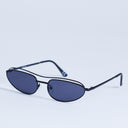 Lunettes de soleil à monture métallique Topshop Mexico, en noir