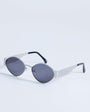 Topshop Cyprus metal frame sunglasses in silver