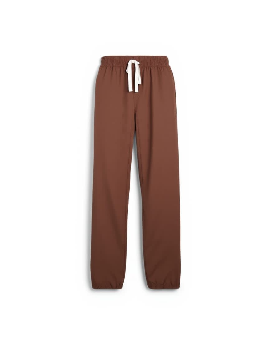 Topman baggy ripstop trouser in brown