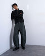Topman barrel jean in green