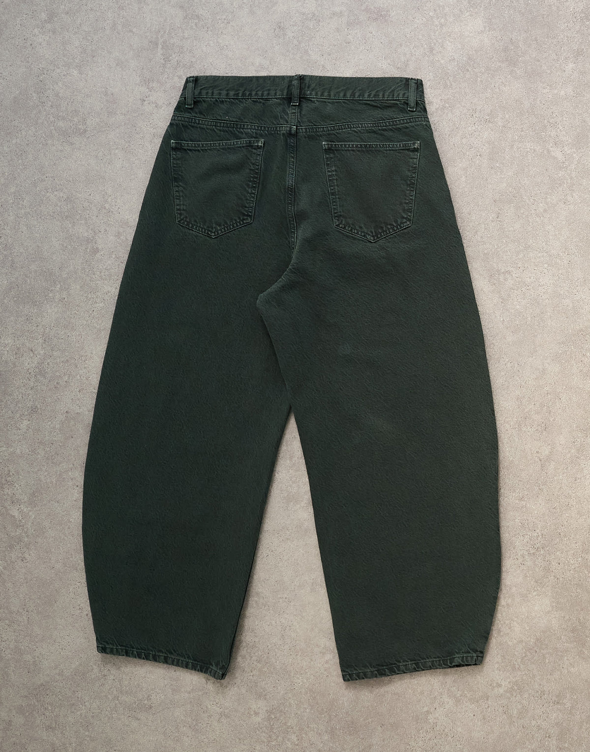 Topman barrel jean in green