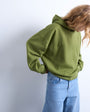 Topshop ultimate hoodie in green