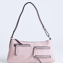 Topshop Sydney pocket shoulder bag in dusty pink