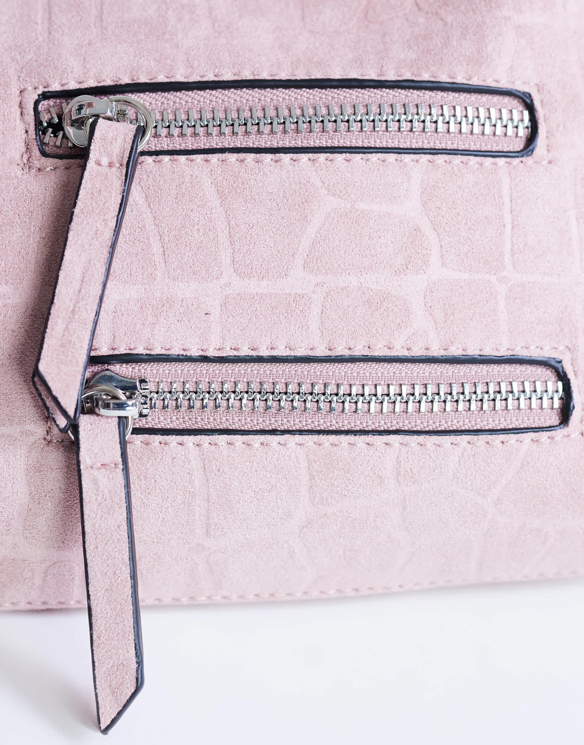 Topshop Sydney pocket shoulder bag in dusty pink