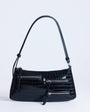 Topshop Sydney pocket shoulder bag in black