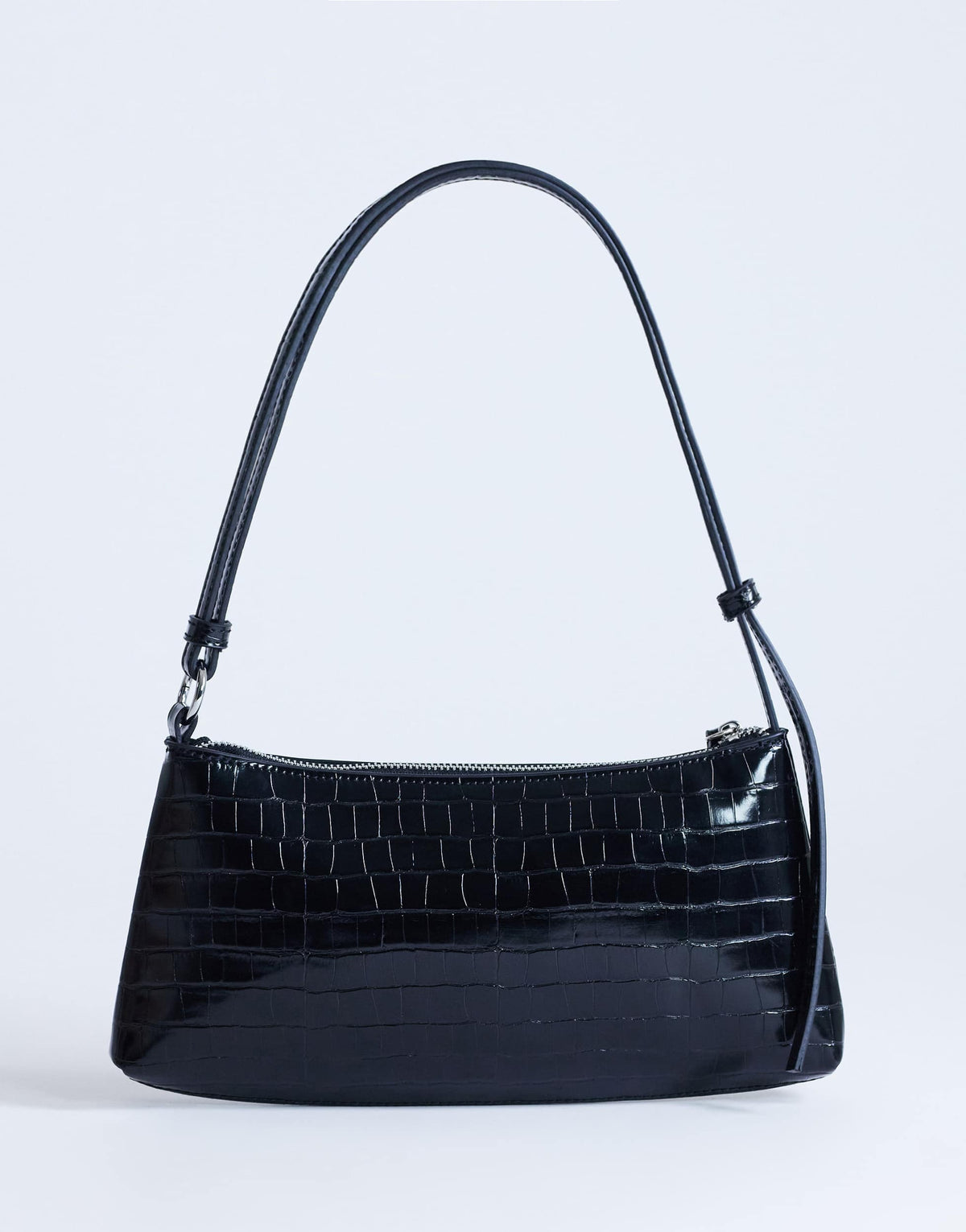 Topshop Sydney pocket shoulder bag in black