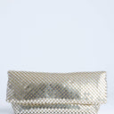 Topshop Prince Chainmail oversized clutch bag in gold