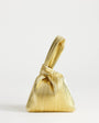Topshop Gwyn ribbed grab bag in gold